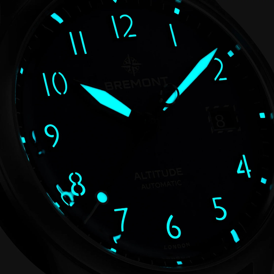 Bremont Altitude 39mm Blue Dial Leather Strap ALT39-DT-SS-BL-L-S