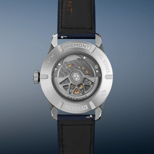 Bremont Altitude 39mm Blue Dial Leather Strap ALT39-DT-SS-BL-L-S