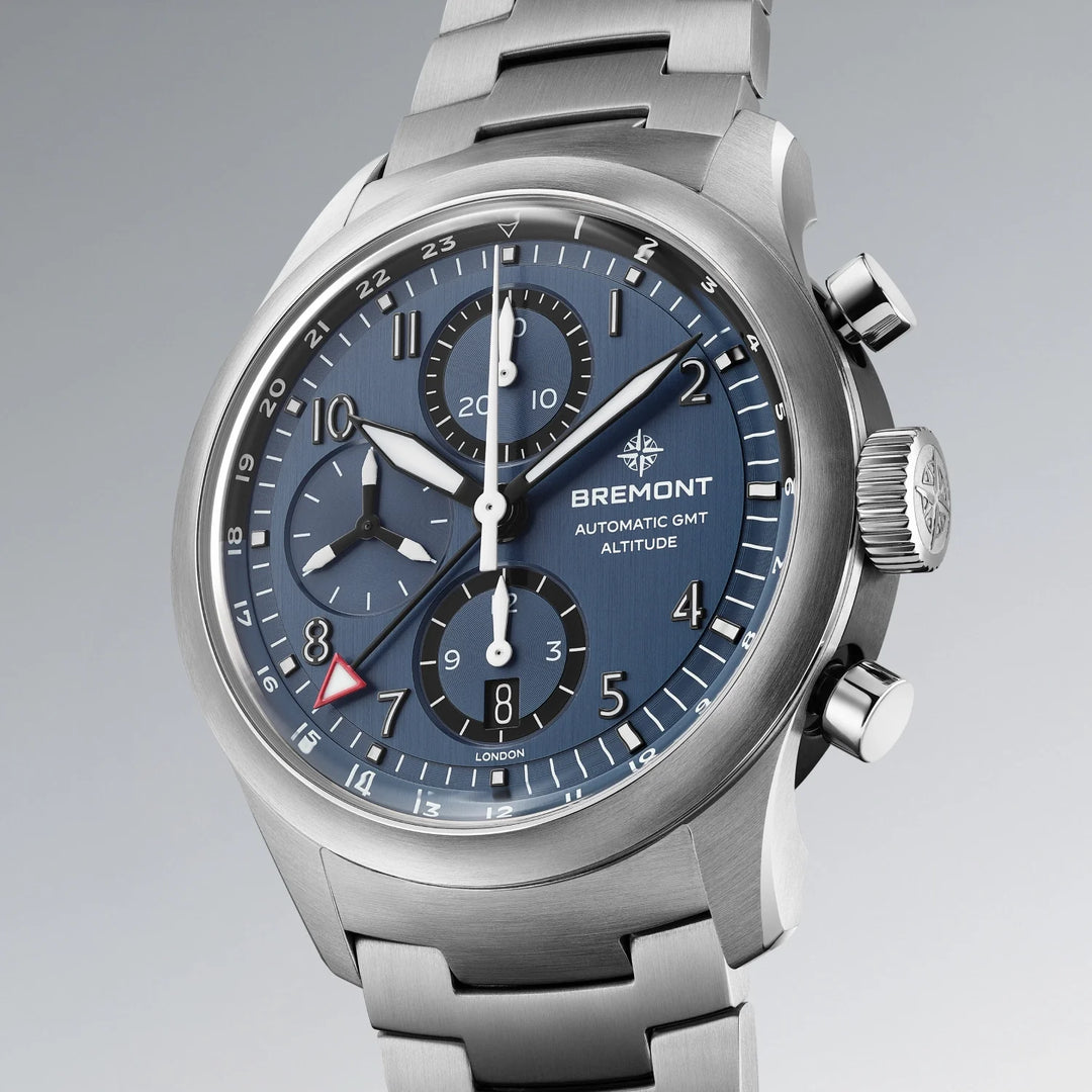 Bremont Altitude 42mm Chronograph GMT Blue Dial Bracelet ALT42-CHR-G-SS-BL-B