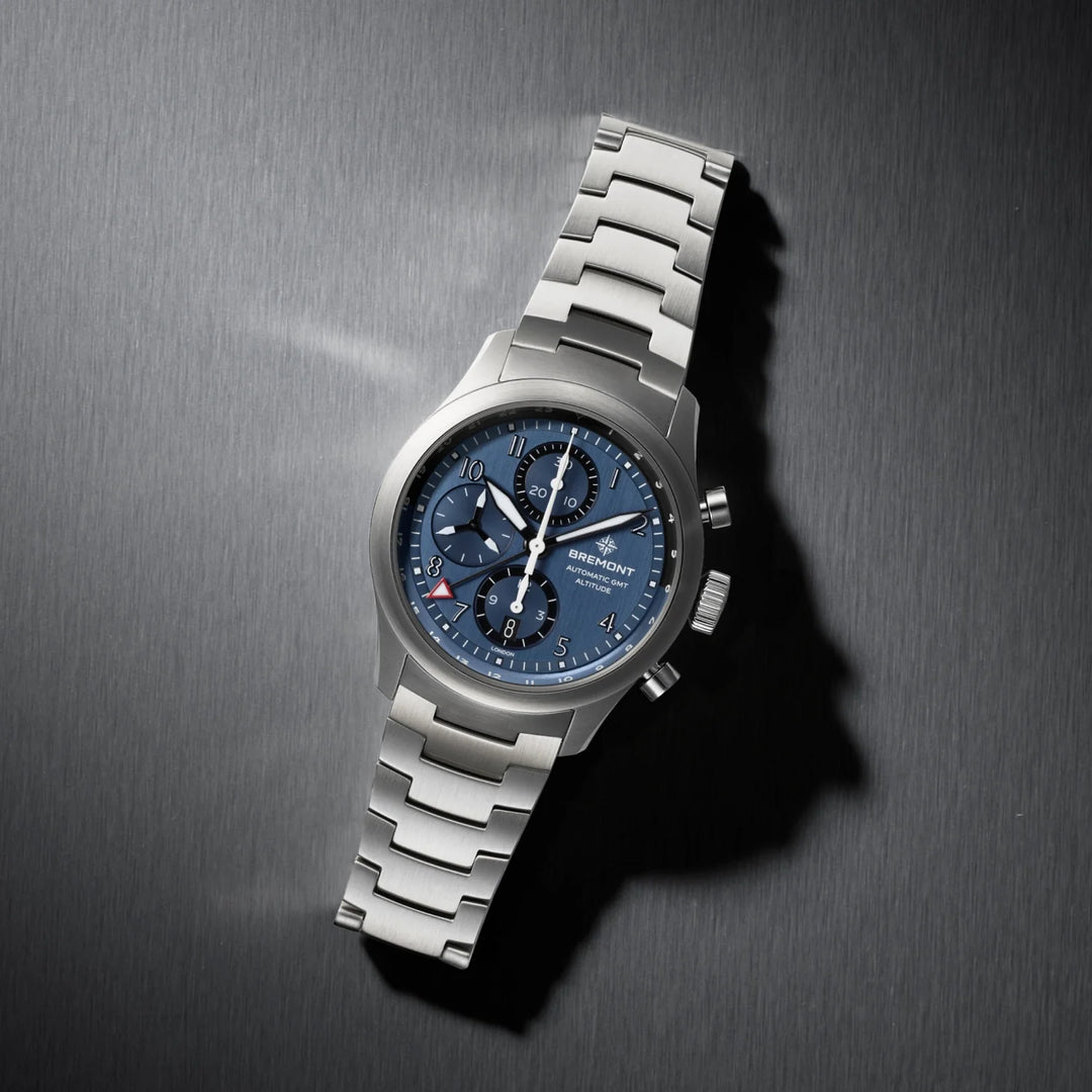 Bremont Altitude 42mm Chronograph GMT Blue Dial Bracelet ALT42-CHR-G-SS-BL-B