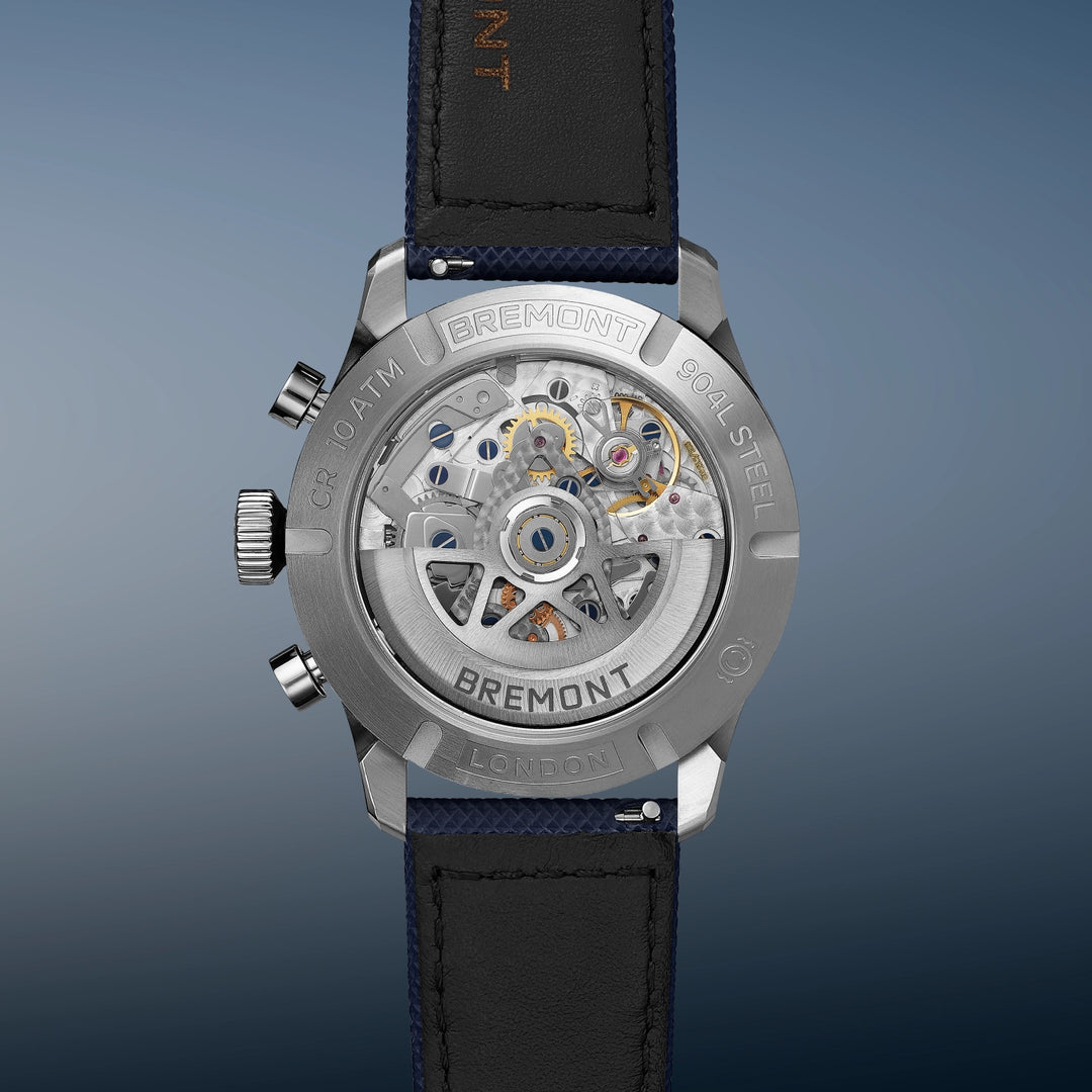 Bremont Altitude 42mm Chronograph GMT Blue Dial Leather Strap ALT42-CHR-G-SS-BL-L-S