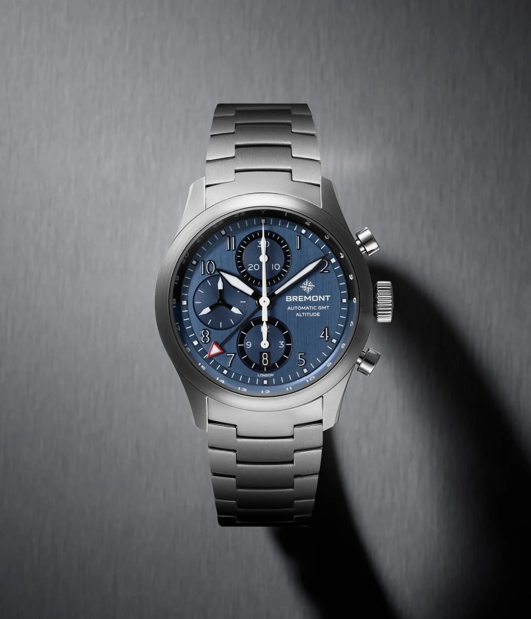 Bremont Altitude 42mm Chronograph GMT Blue Dial Bracelet ALT42-CHR-G-SS-BL-B