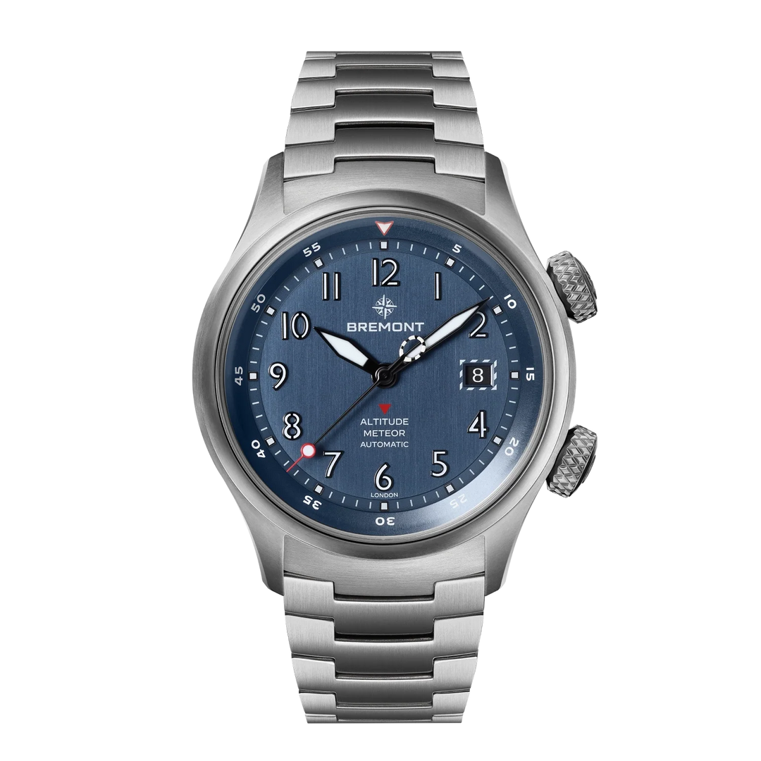 Bremont Altitude MB Meteor Blue Dial Blue Barrel Bracelet ALT42-MT-TI-BLBL-B