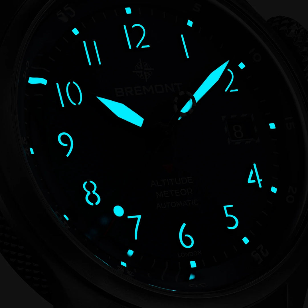 Bremont Altitude MB Meteor Blue Dial Blue Barrel Bracelet ALT42-MT-TI-BLBL-B