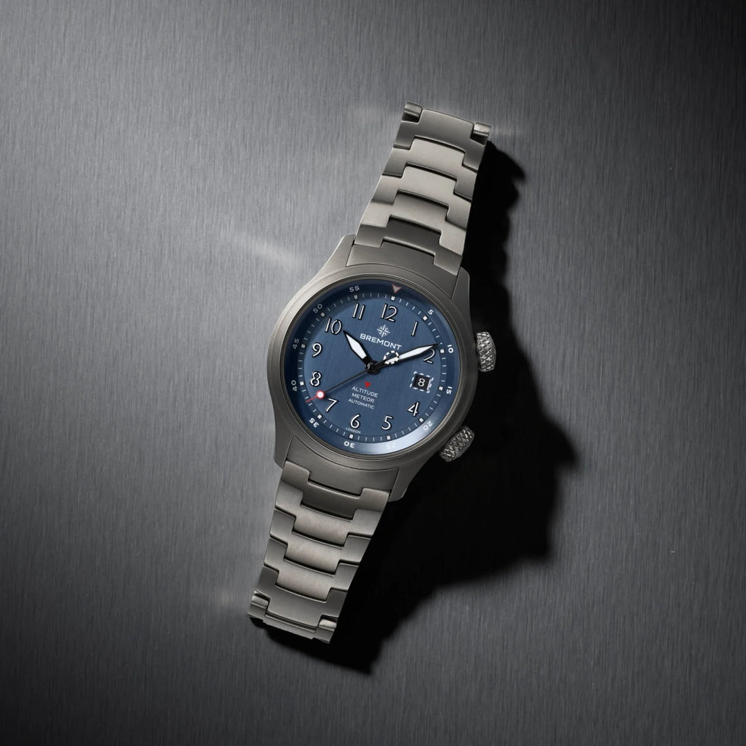 Bremont Altitude MB Meteor Blue Dial Blue Barrel Bracelet ALT42-MT-TI-BLBL-B