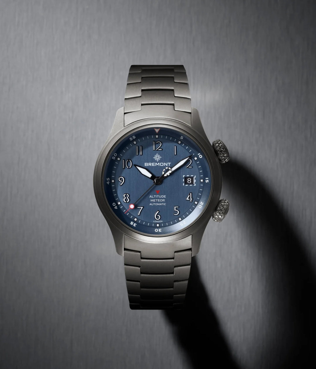 Bremont Altitude MB Meteor Blue Dial Blue Barrel Bracelet ALT42-MT-TI-BLBL-B