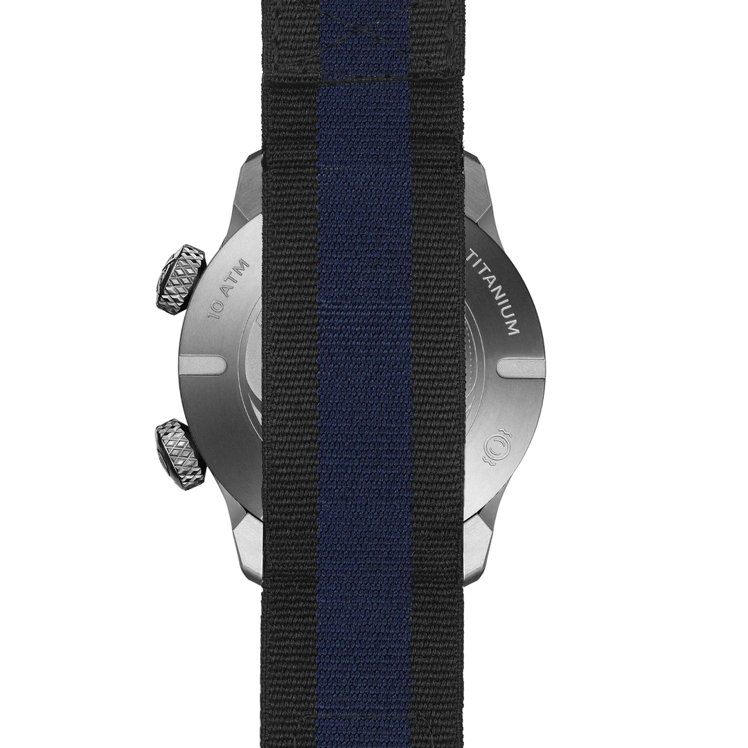 Bremont Altitude MB Meteor Time Zones Blue Dial Nato Strap ALT42-MT-Z-TI-BLBL-N-S