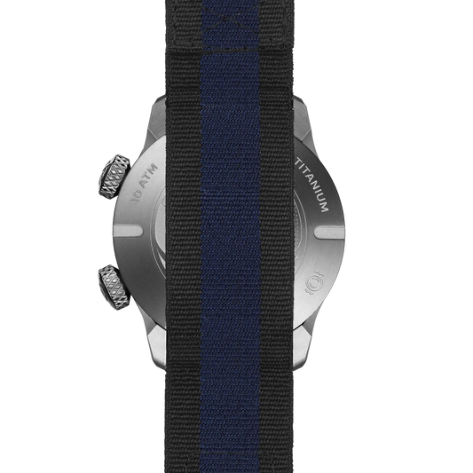 Bremont Altitude MB Meteor Time Zones Blue Dial Nato Strap ALT42-MT-Z-TI-BLBL-N-S