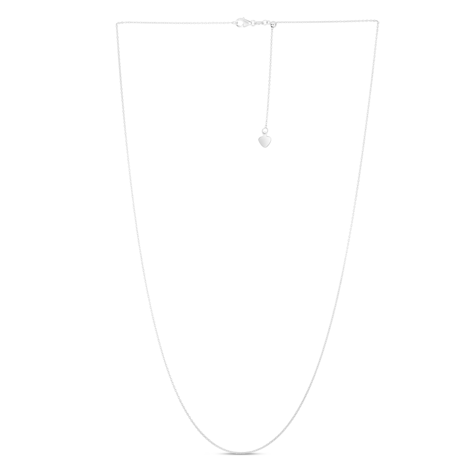 Royal Chain 14K Gold 0.97mm Adjustable Cable Chain AWRF025