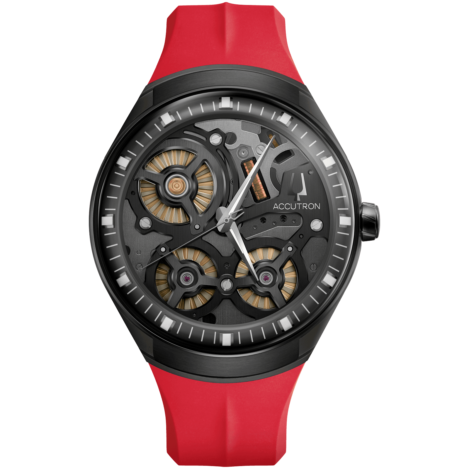 Accutron DNA M BKGRY ST BK Mens Watch 2ES8A003A