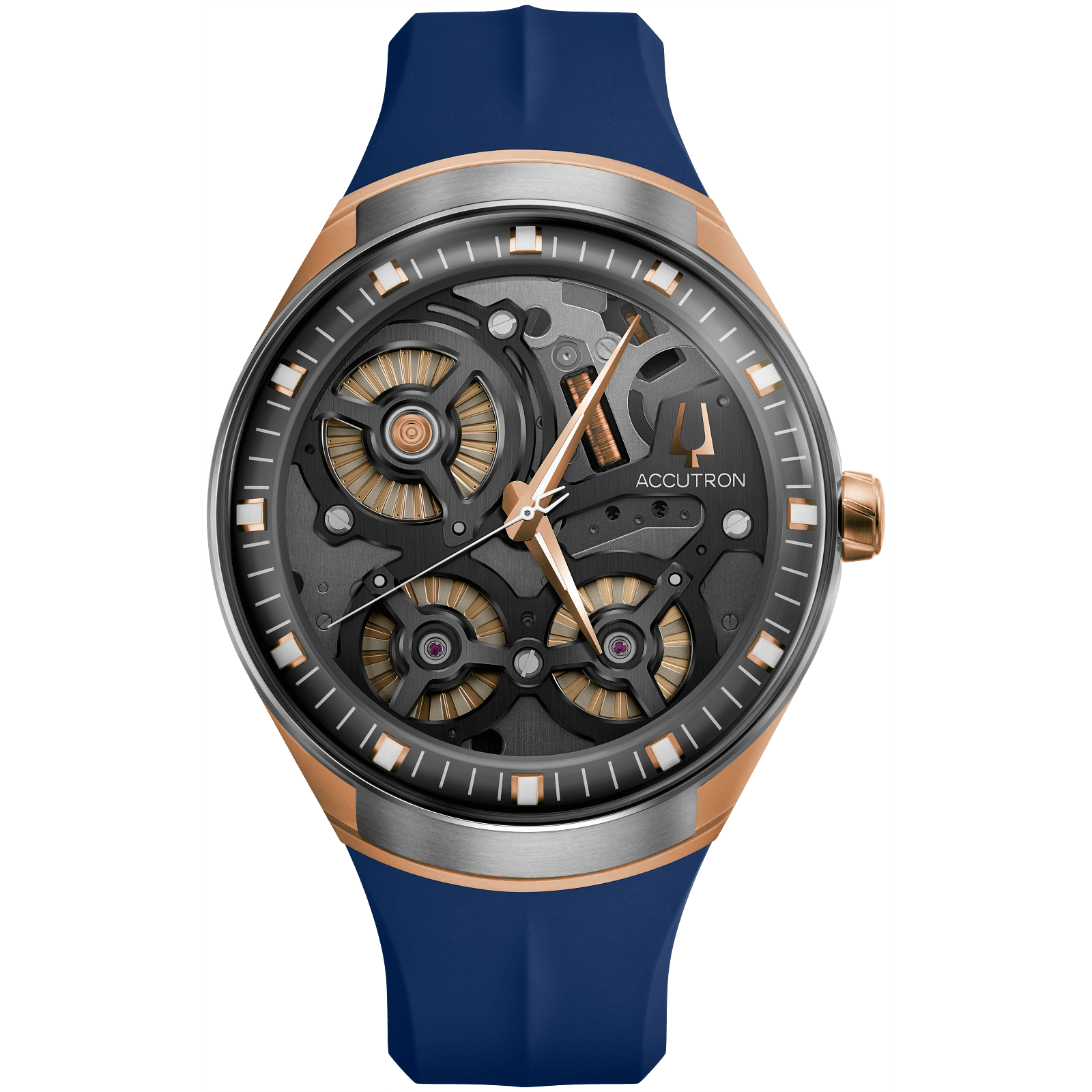 Accutron Stainless Steel Electrostatic Mens Watch 2ES8A002A