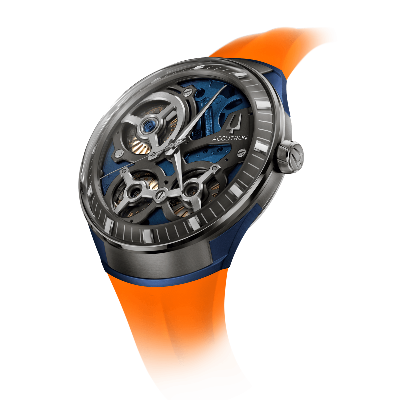 Accutron Stainless Steel Electrostatic Mens Watch 2ES8A004A