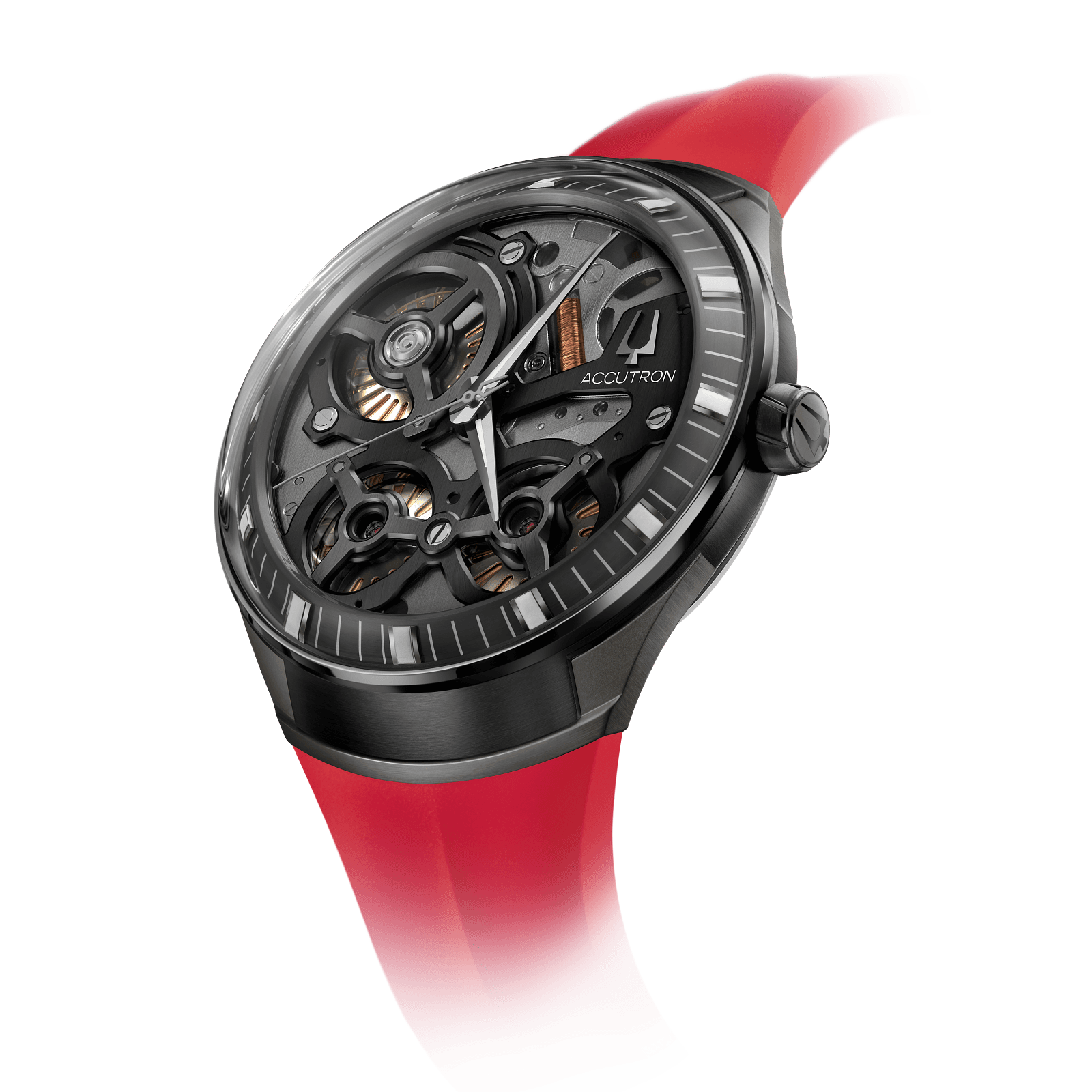 Accutron DNA M BKGRY ST BK Mens Watch 2ES8A003A