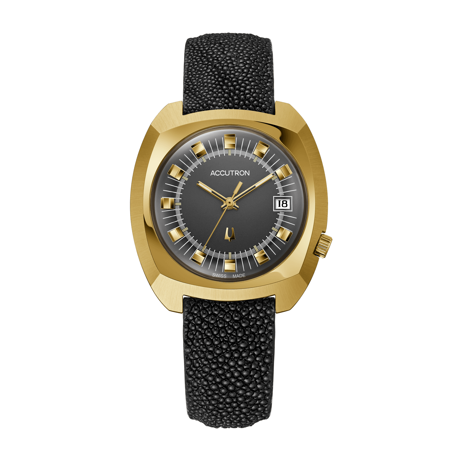 Accutron Stainless Steel Electrostatic Mens Watch 2SW7B001LK