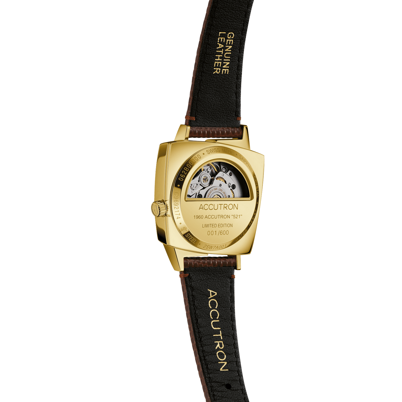 Accutron Stainless Steel Legacy Unisex Watch 2SW7A001