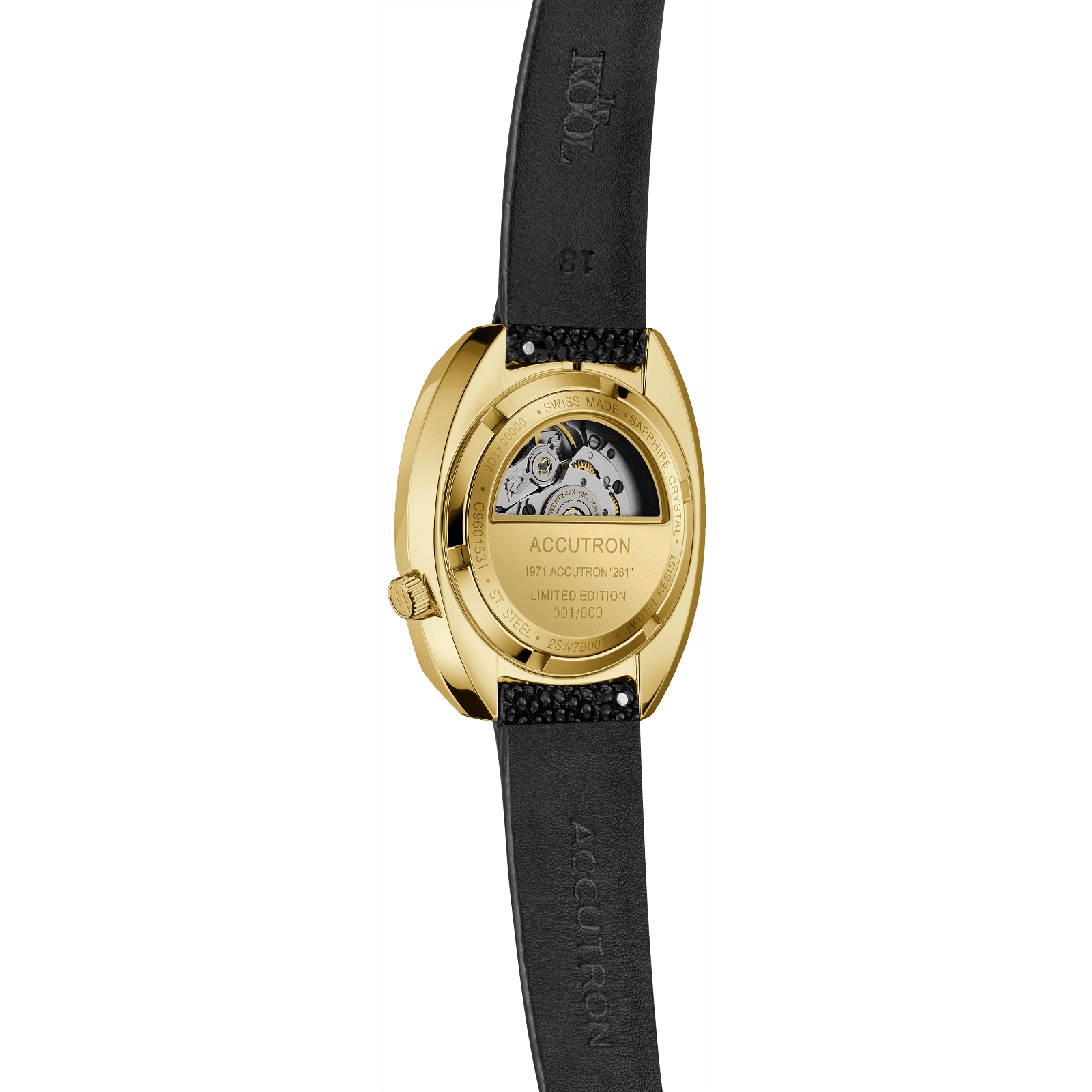 Accutron Stainless Steel Electrostatic Mens Watch 2SW7B001LK