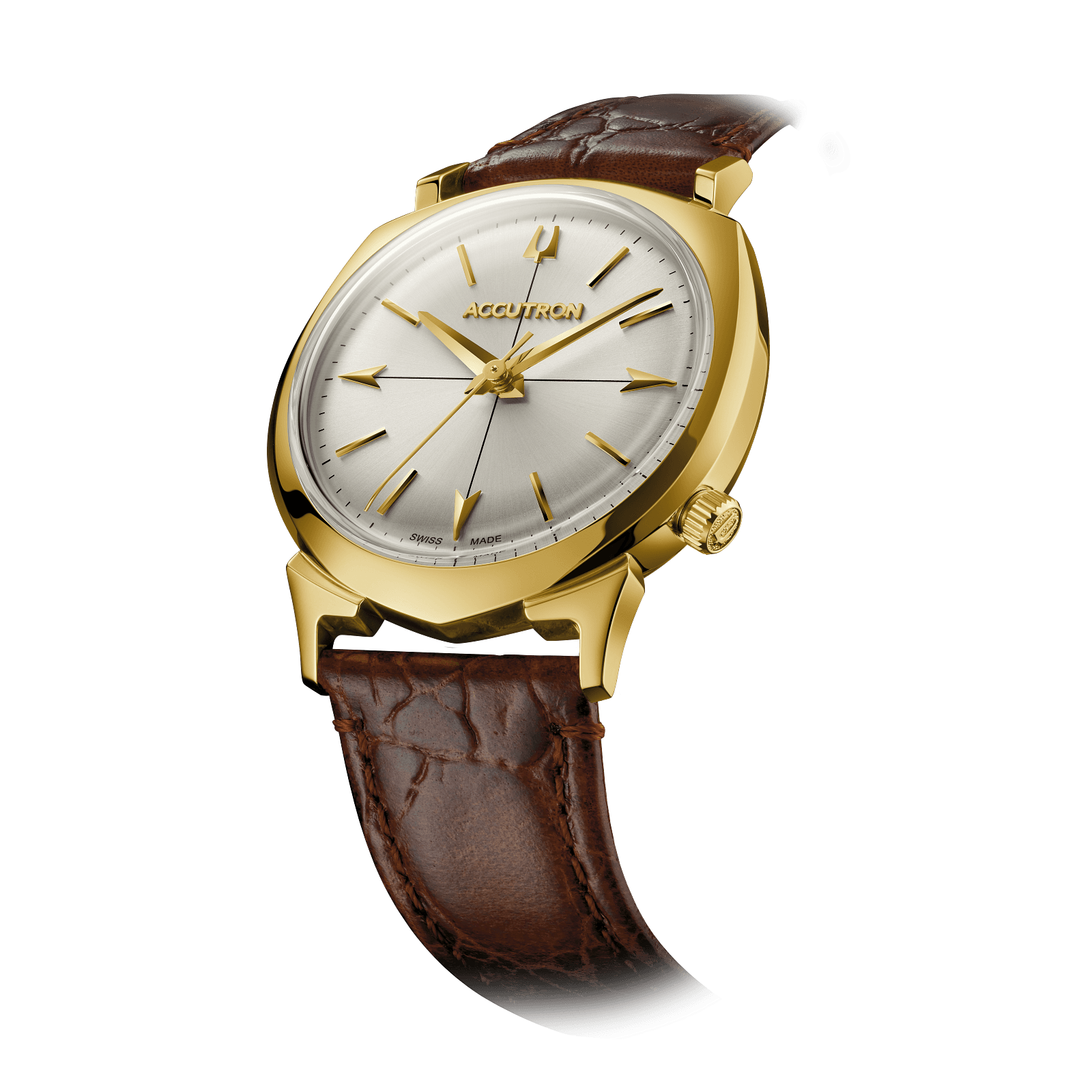 Accutron Stainless Steel Electrostatic Mens Watch 2SW7A003