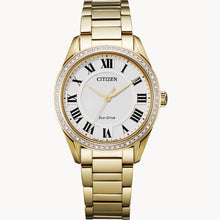 Load image into Gallery viewer, Citizen Arezzo White Dial Diamond Gold-Tone Stainless-Steel
