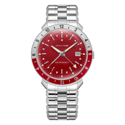 Accutron Stainless Steel Electrostatic Mens Watch 26B206