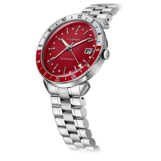 Accutron Stainless Steel Electrostatic Mens Watch 26B206