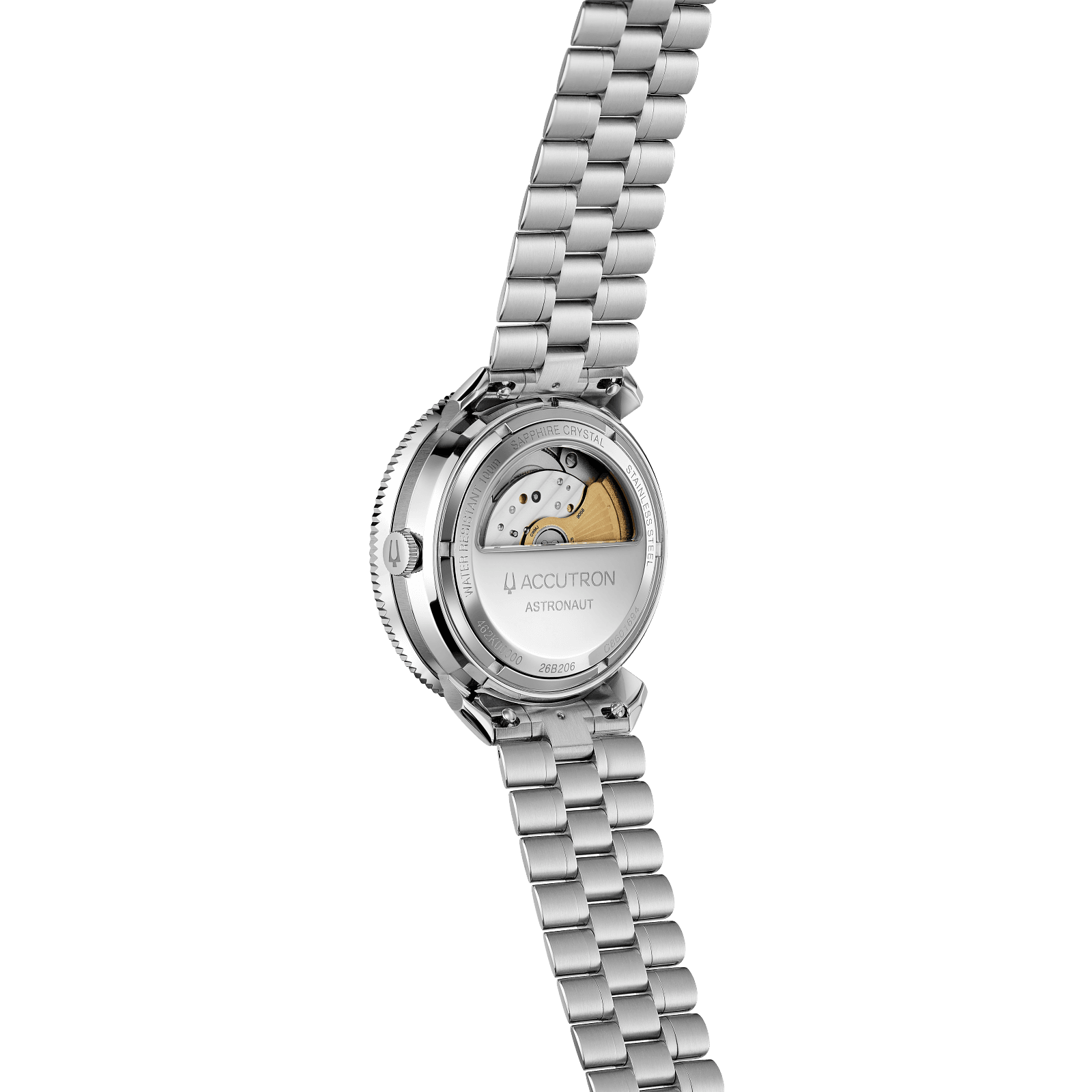 Accutron Stainless Steel Electrostatic Mens Watch 26B206