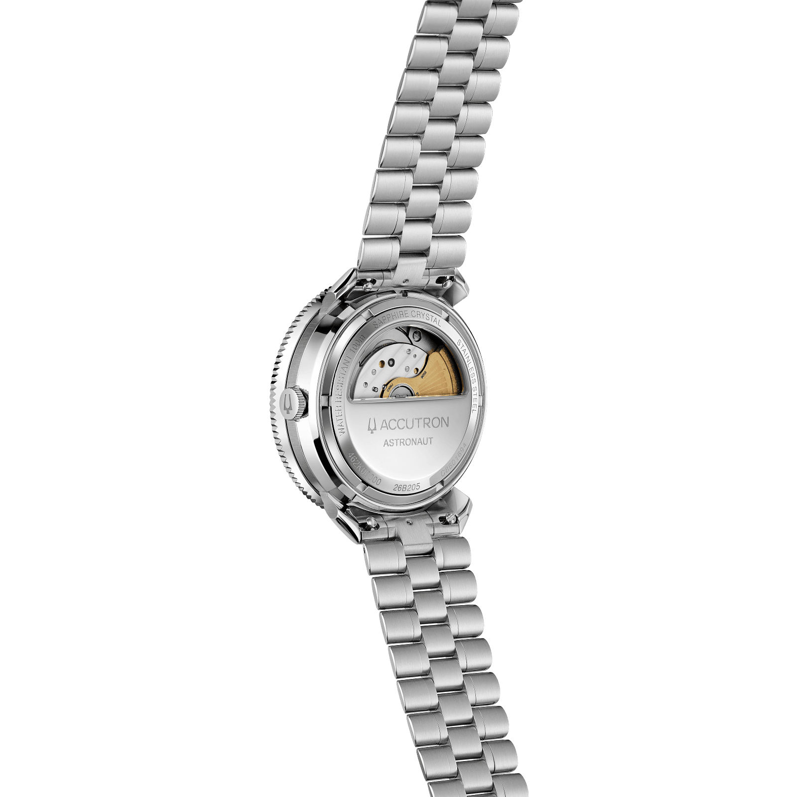 Accutron Stainless Steel Electrostatic Mens Watch 26B205