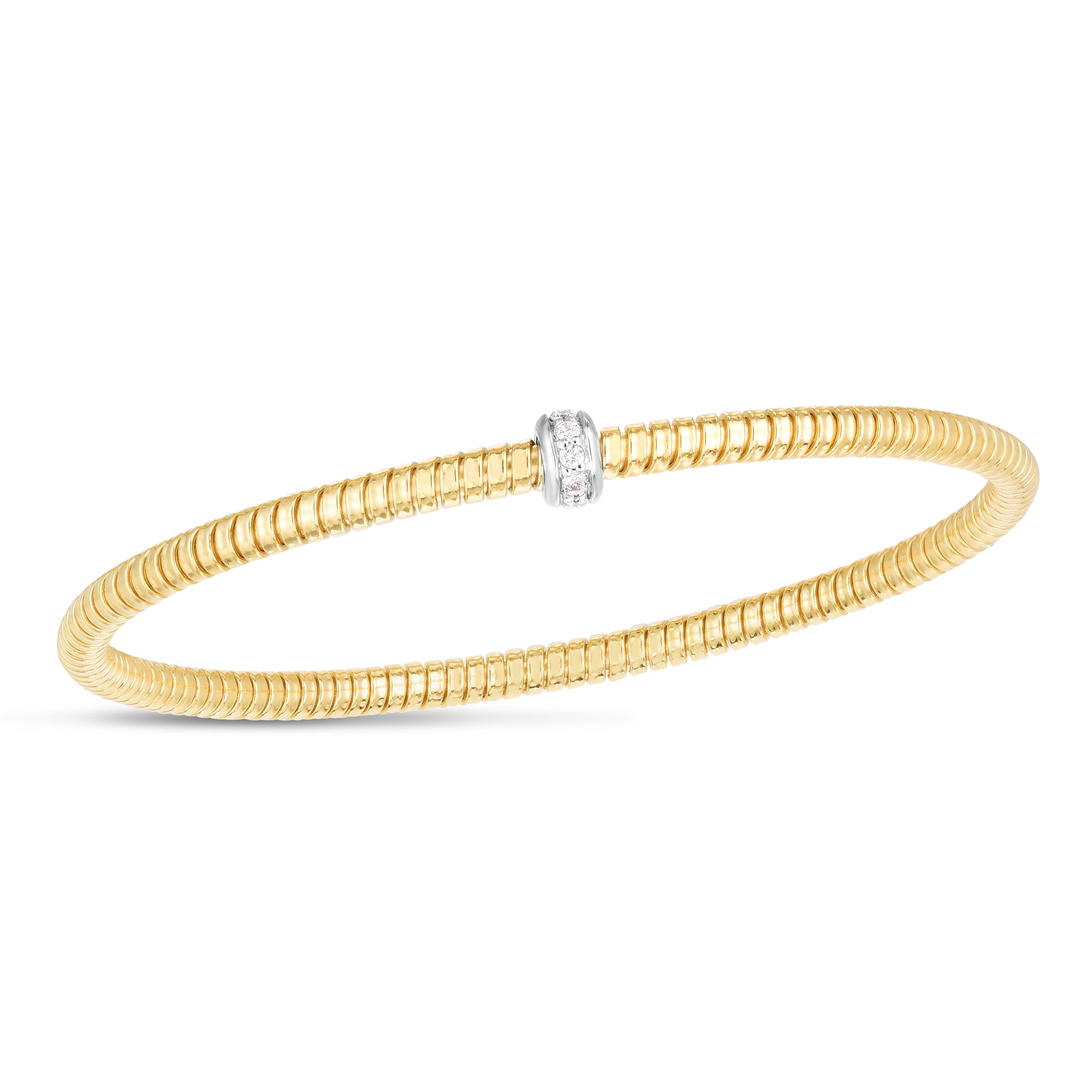 Royal Chain 14K Stretch Tubogas Diamond Bracelet BG3349