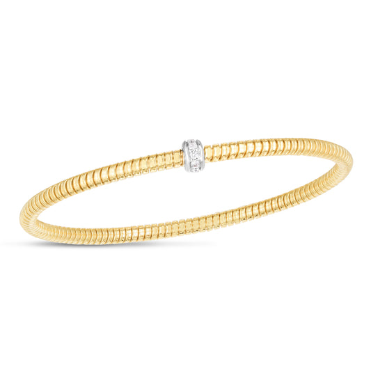 Royal Chain 14K Stretch Tubogas Diamond Bracelet BG3349