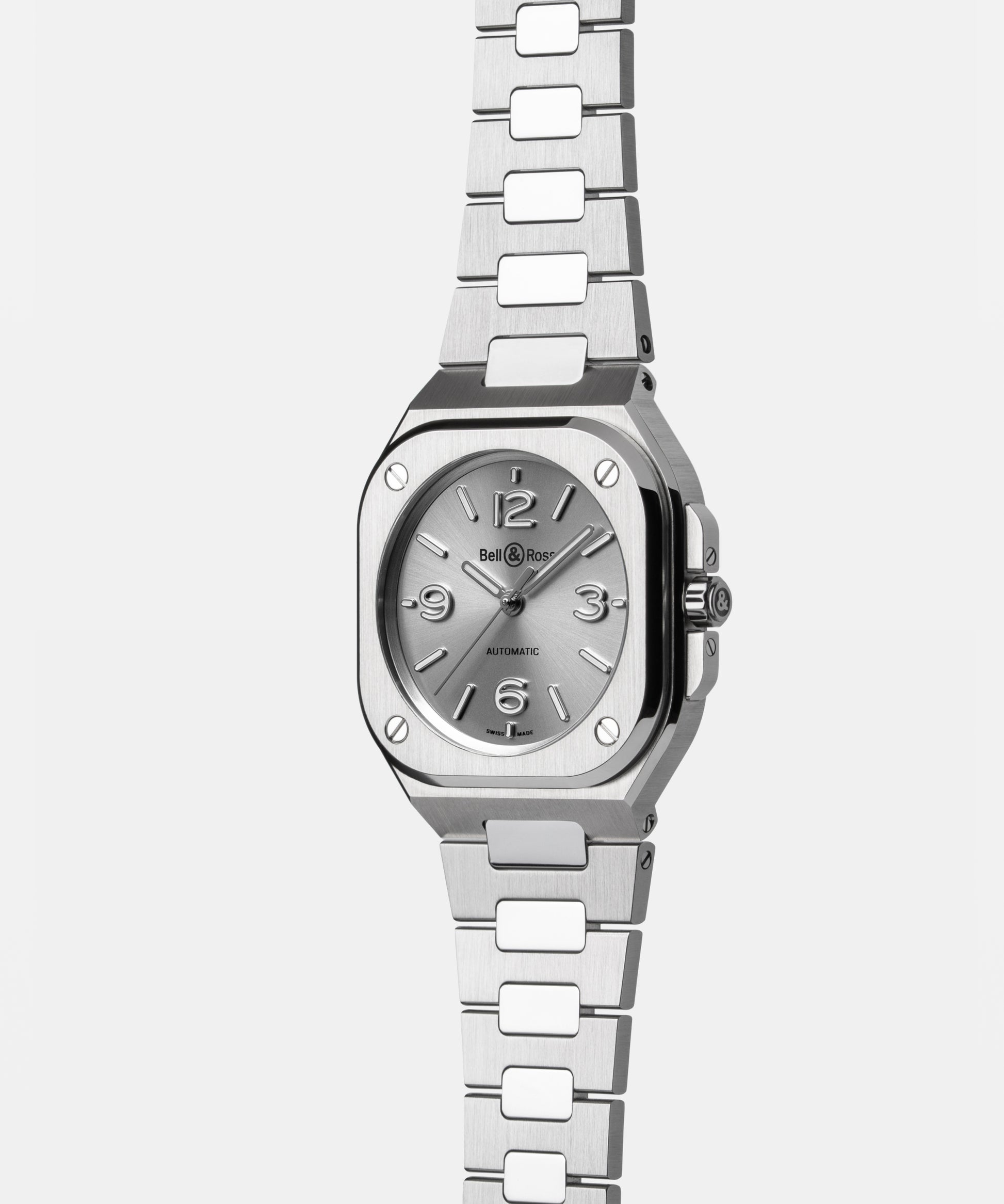 Bell & Ross BR-05 36 mm Grey Steel 36 mm BR03A-LM-SKCE/SRB