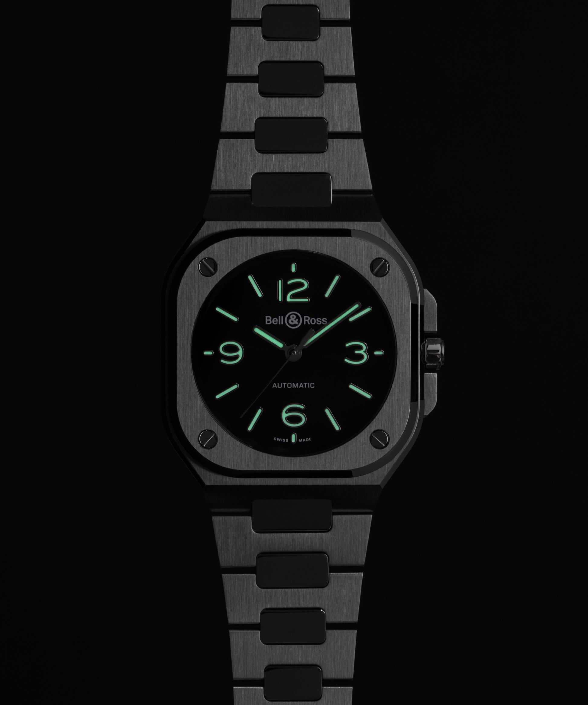 Bell & Ross BR-05   36 mm Black Steel BR05A-PH-SK-CE/SRB