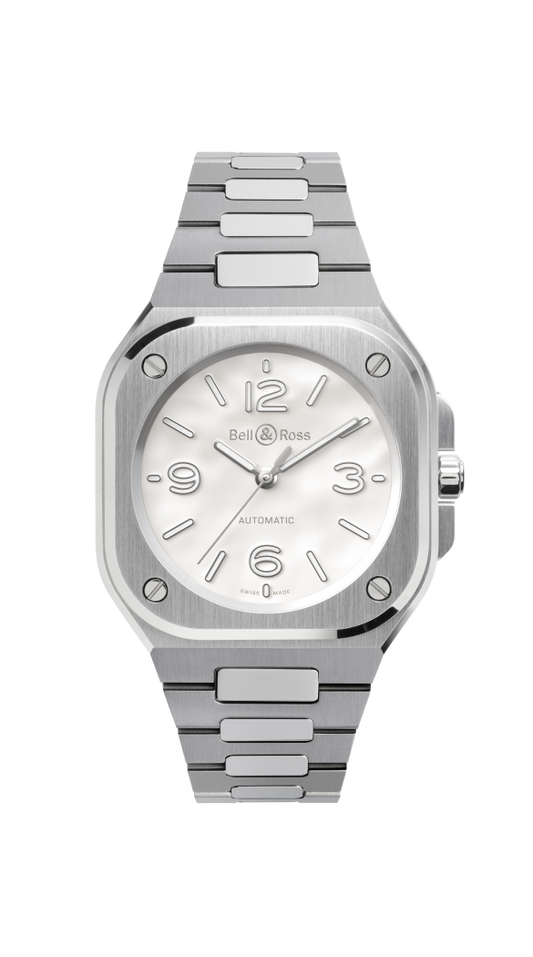 Bell & Ross BR-05 36 mm Mother Of Pearl Steel BR05A-S-BU-ST/SST