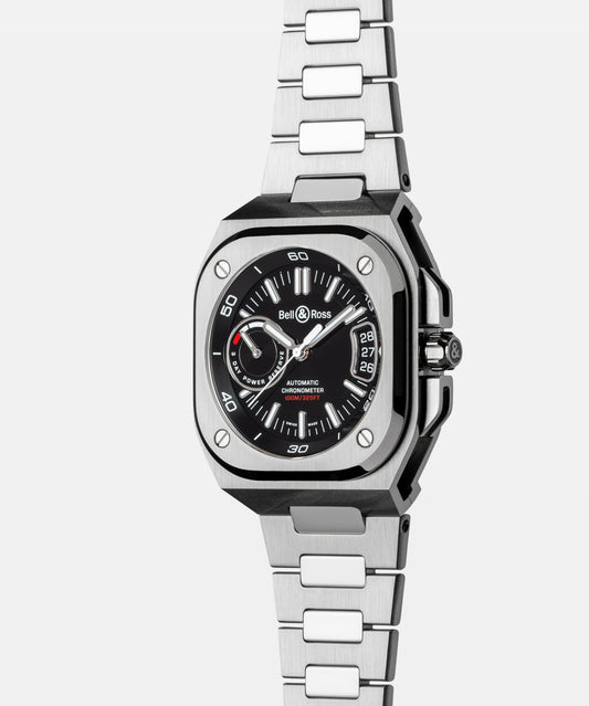 Bell & Ross BR-X5 Black Steel 41 MM BRX5R-IRS-ST/SRB