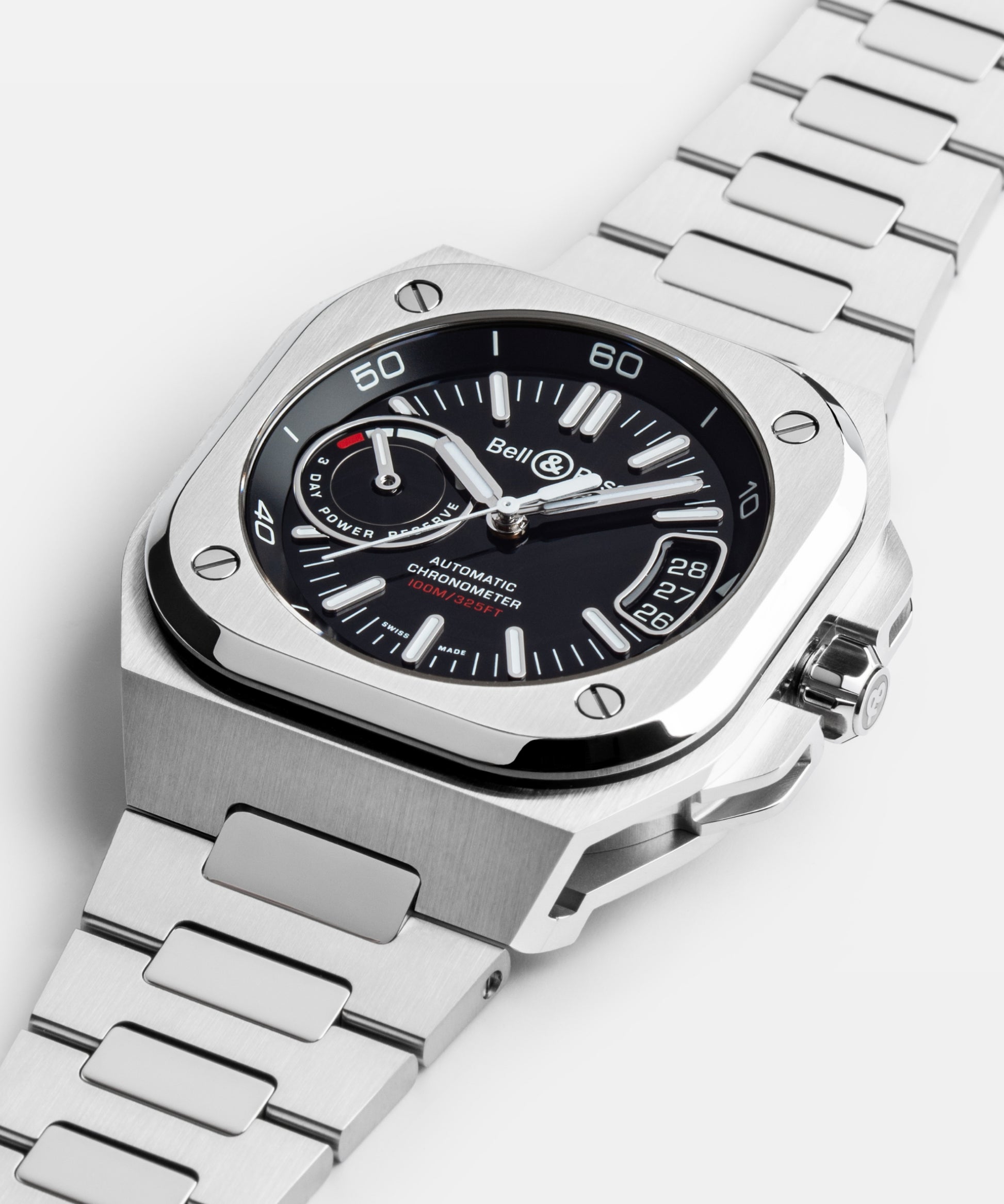 Bell & Ross BR-X5 Black Steel 41 MM BRX5R-IRS-ST/SRB