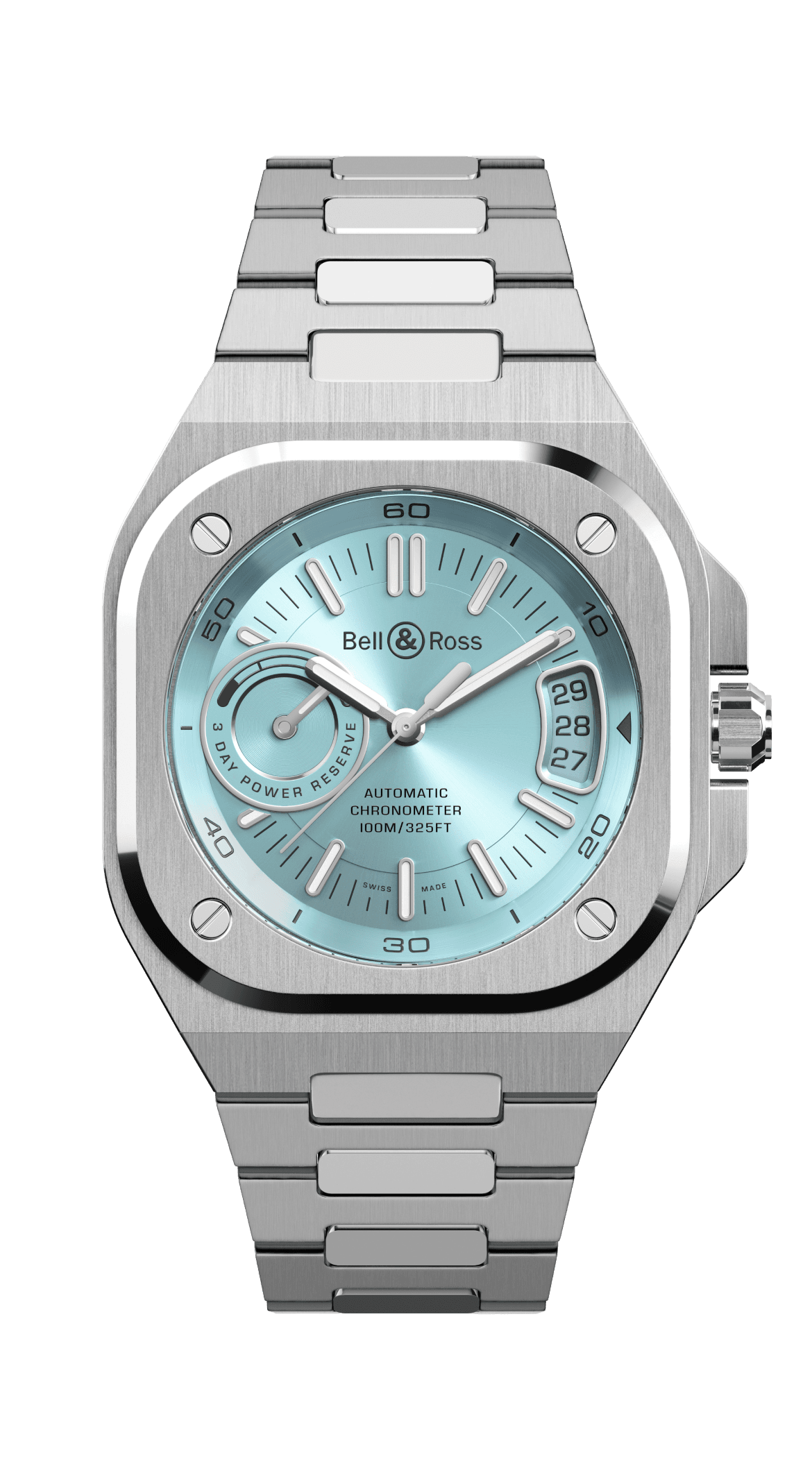 Bell & Ross BR-X5 ice blue steel 41 MM BRX5R-BL-ST/SRB