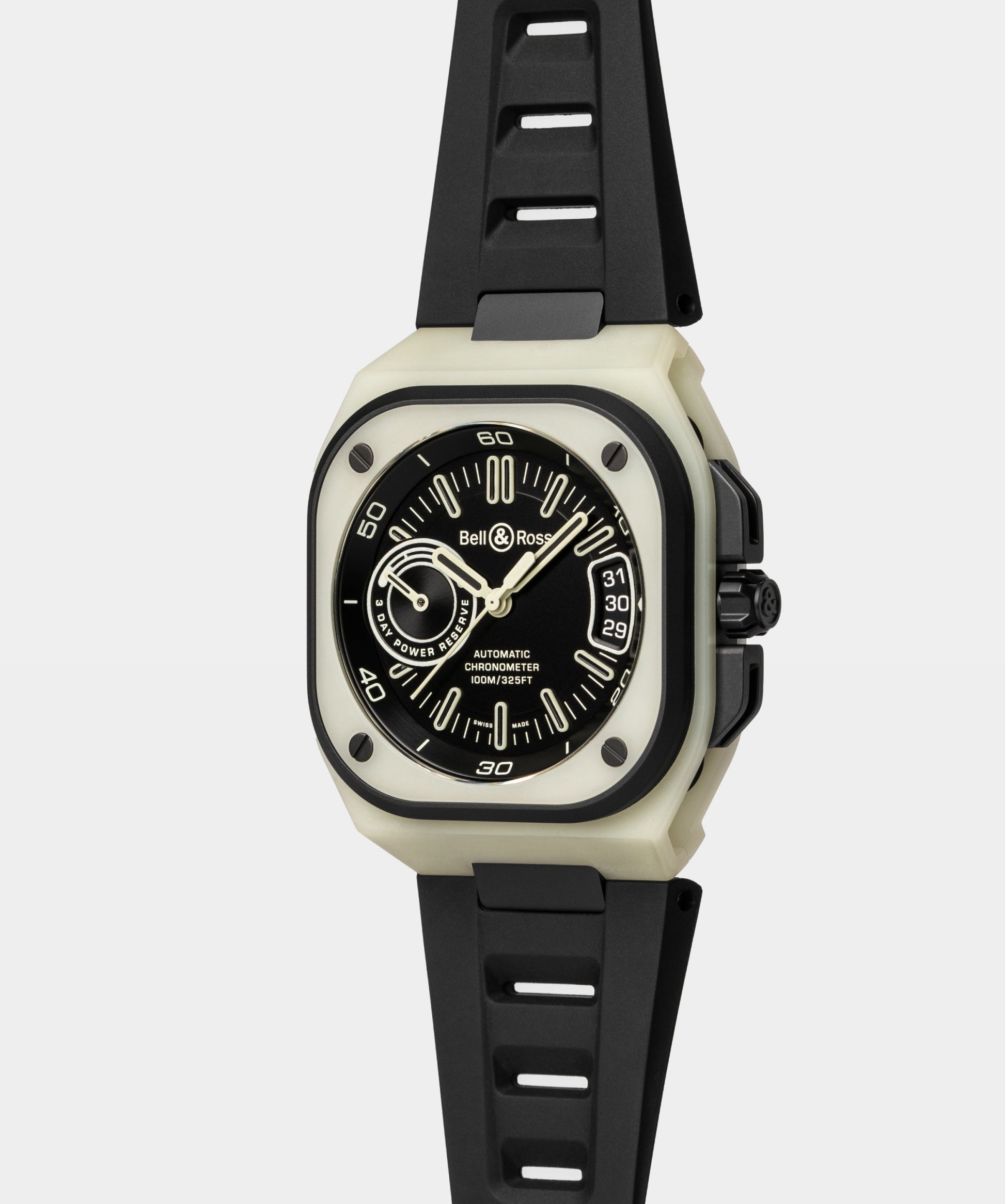 Bell & Ross BR-X5 Green Lum 41 MM BRX5R-BLUM-TC/SRB