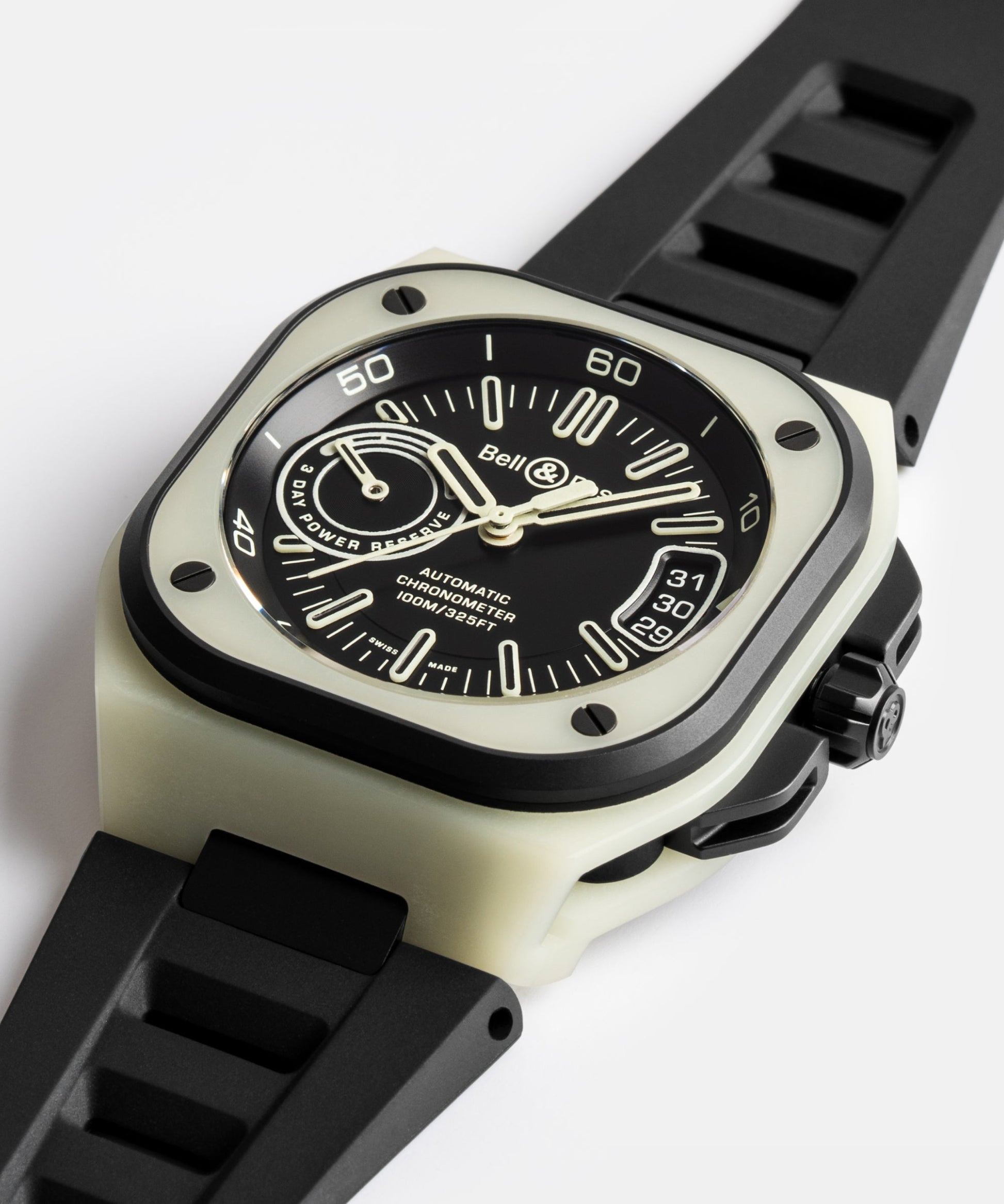 Bell & Ross BR-X5 Green Lum 41 MM BRX5R-BLUM-TC/SRB