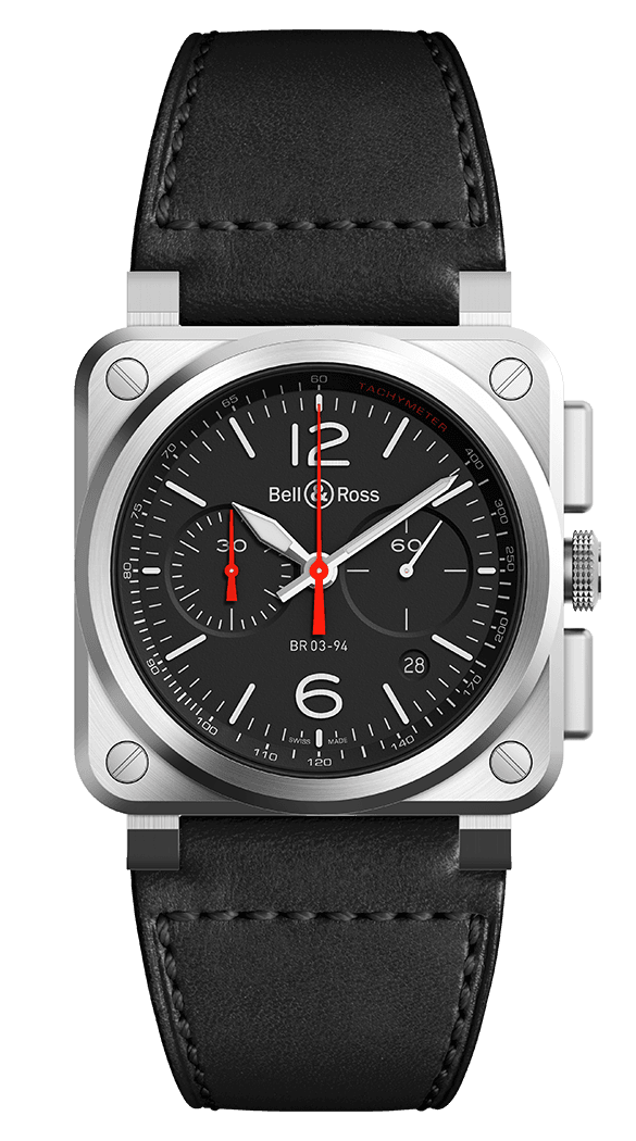 Bell & Ross BR-03 Chrono Black Steel BR0394-RSD-CE/SRB