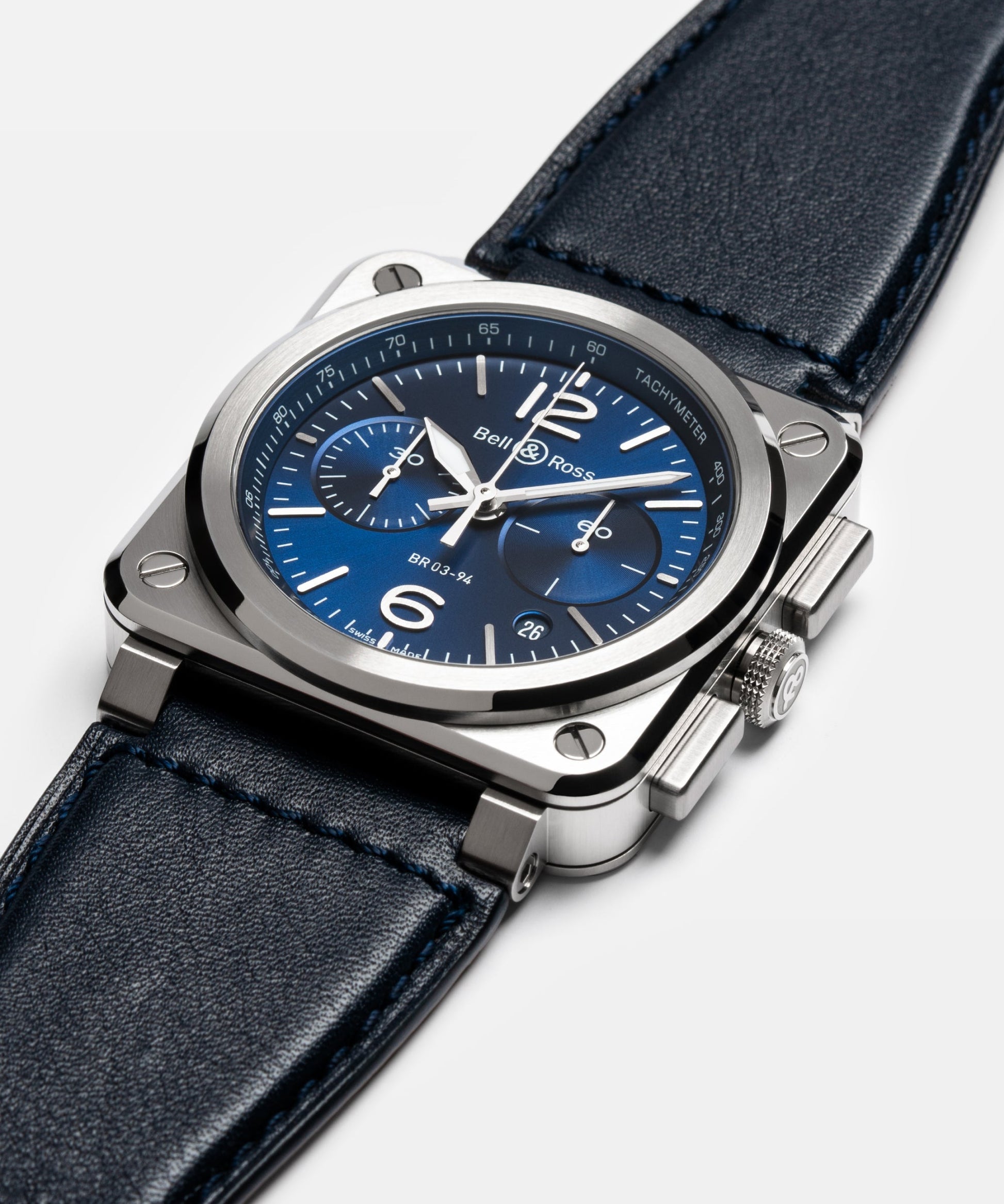 Bell & Ross BR-03 Chrono Blue Steel 42 MM BR0394-BL-CE