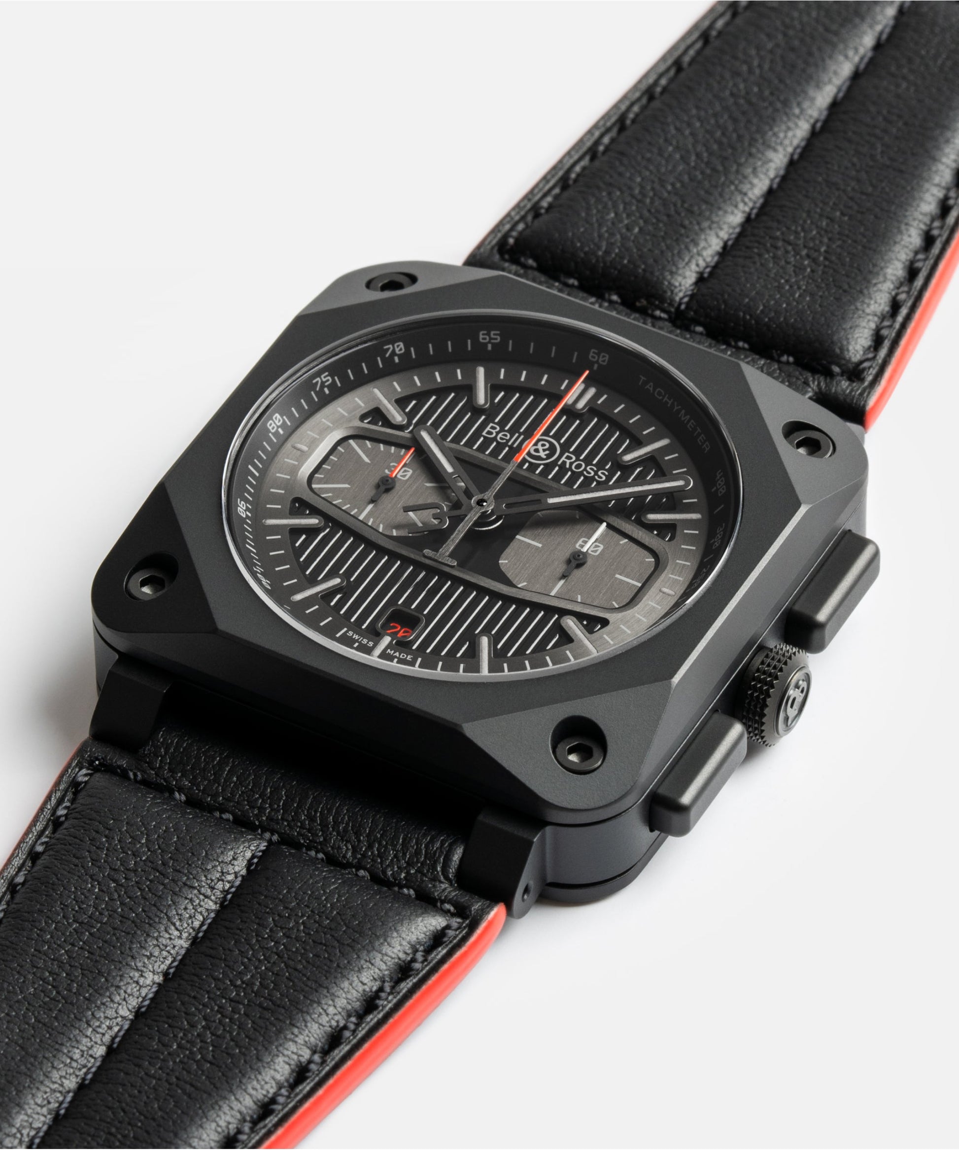 Bell & Ross BR-03 Chrono Blacktrack BR0394-BLC-ST/SCA