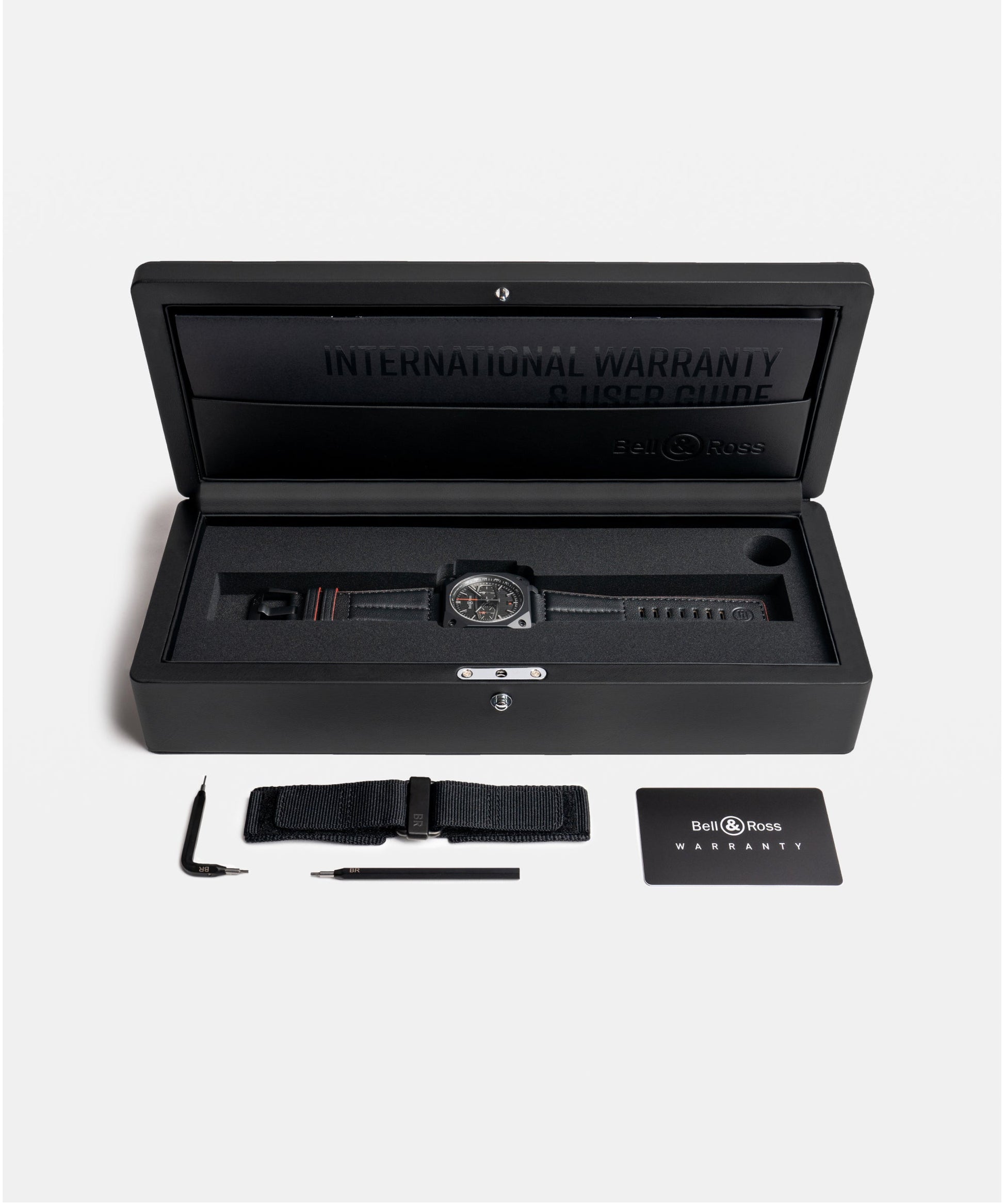 Bell & Ross BR-03 Chrono Blacktrack BR0394-BLC-ST/SCA