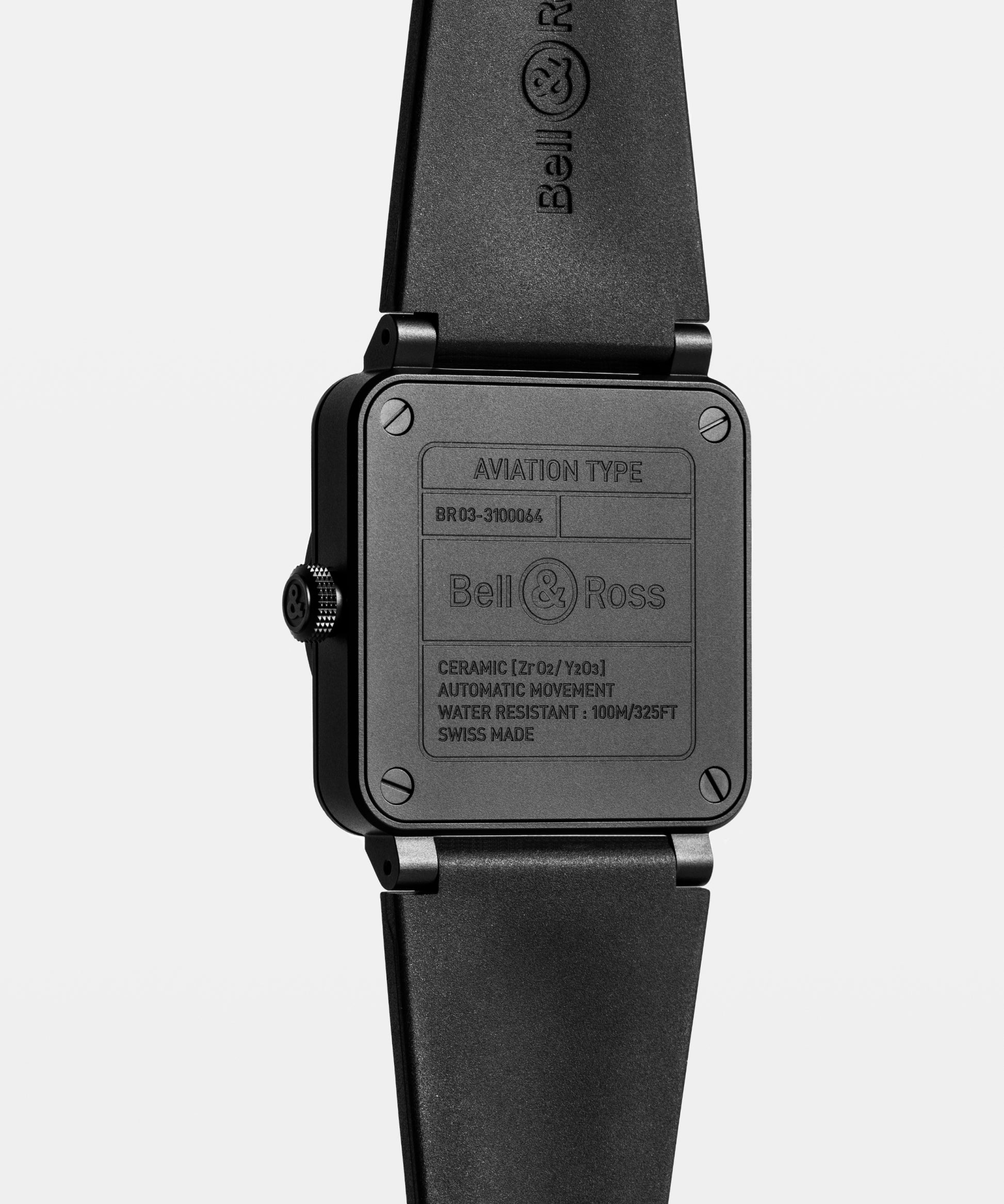 Bell & Ross BR-03 Black Matte 41 MM BR03A-EMM-CE/SRB