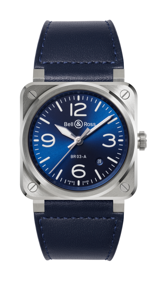 Bell & Ross BR-03 Blue Steel 41 MM BR03A-BL-ST/SRB