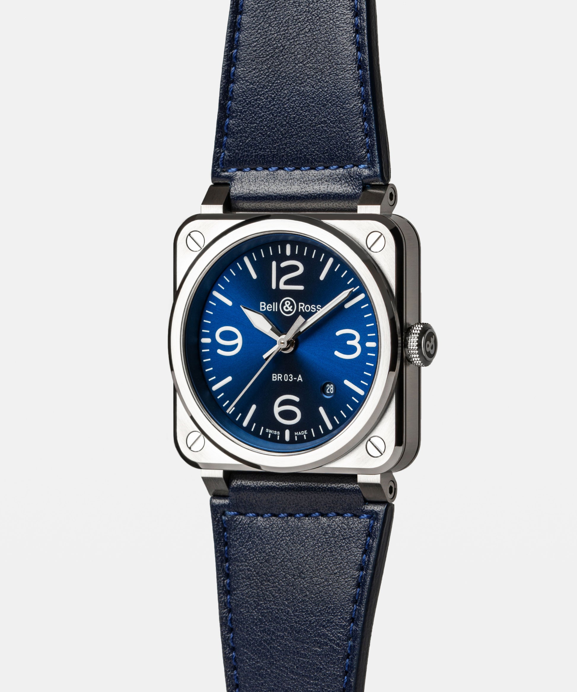 Bell & Ross BR-03 Blue Steel 41 MM BR03A-BL-ST/SRB