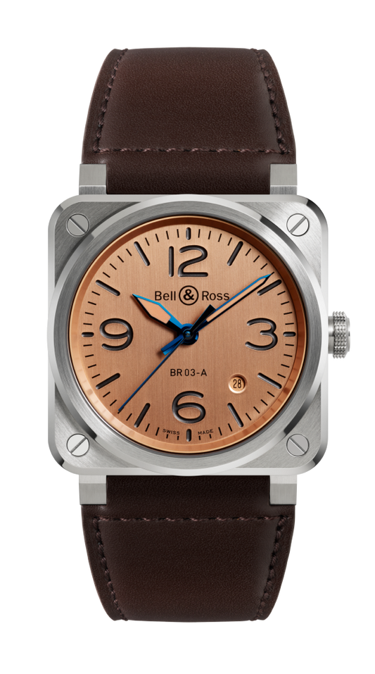 Bell & Ross BR-03 Copper 41 MM BR03A-BLU-ST/SCA