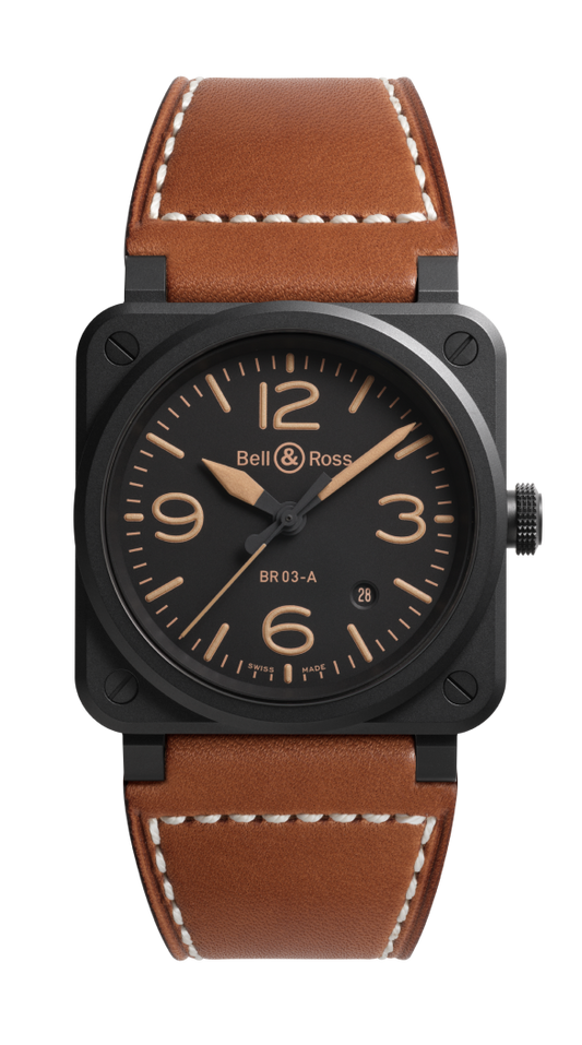 Bell & Ross BR-03 Heritage 41 MM BR03A-MIL-CE/SRB