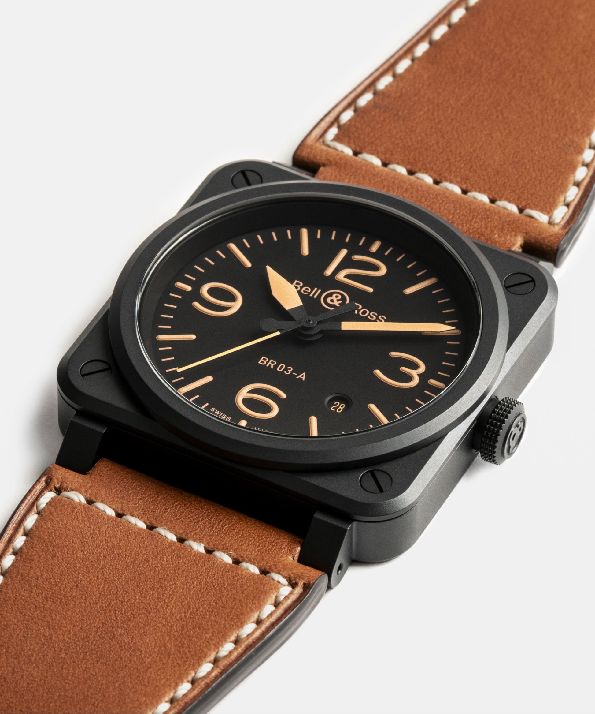 Bell & Ross BR-03 Heritage 41 MM BR03A-MIL-CE/SRB