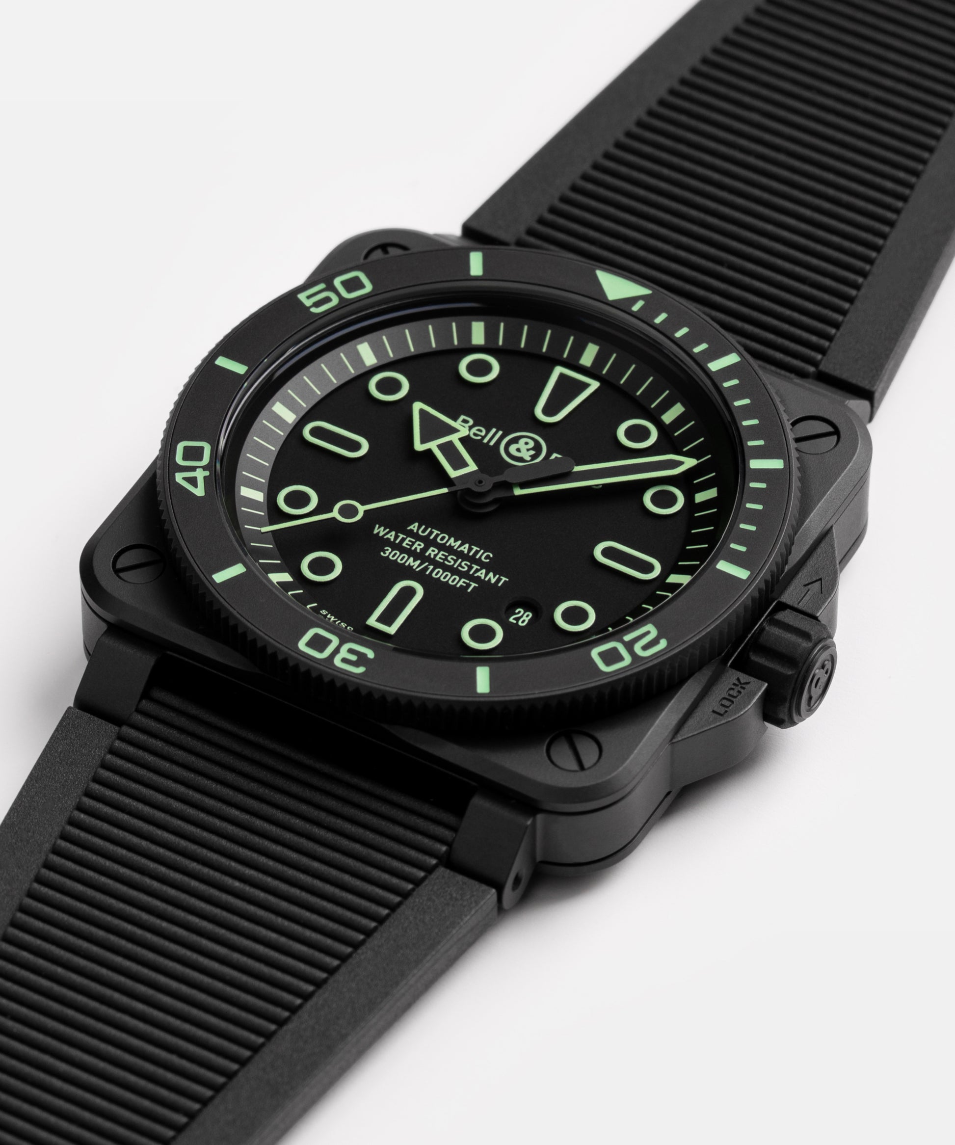 Bell & Ross BR-03 Diver Lum Outline 42 MM BR05A-S-GR-ST/SST