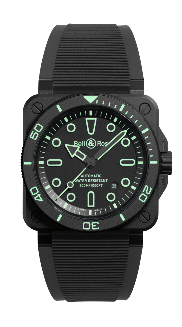 Bell & Ross BR-03 Diver Lum Outline 42 MM BR05A-S-GR-ST/SST