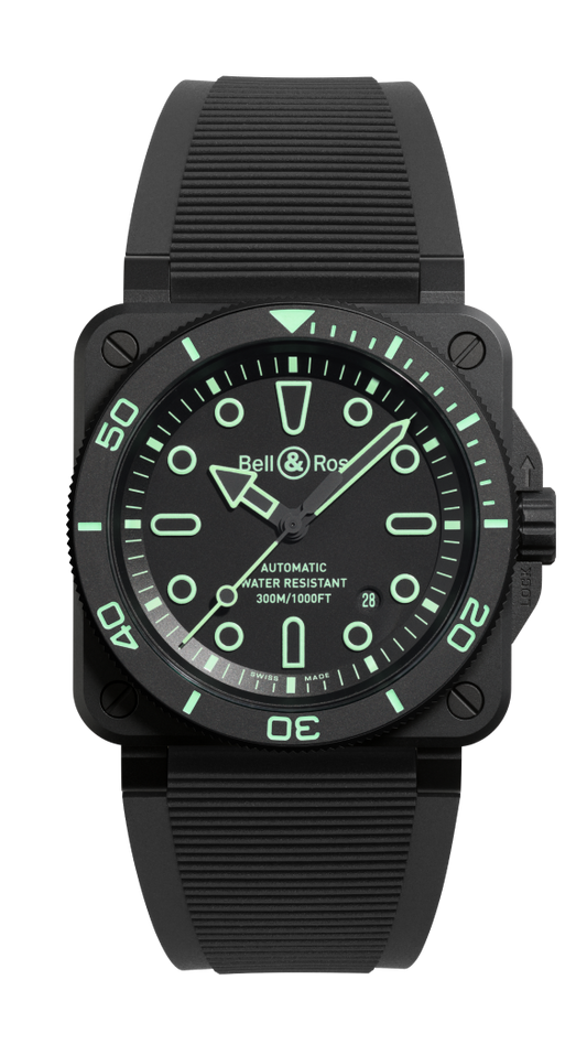 Bell & Ross BR-03 Diver Lum Outline 42 MM BR05A-S-GR-ST/SST