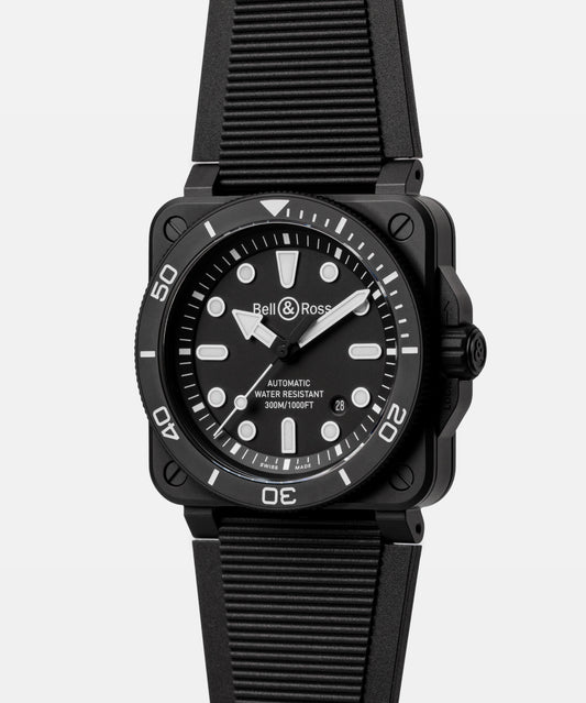 Bell & Ross BR-03 Diver Black Matte Ceramic 42 mm BR03A-WH-STPG/SCA